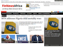 Tablet Screenshot of finnewsafrica.com